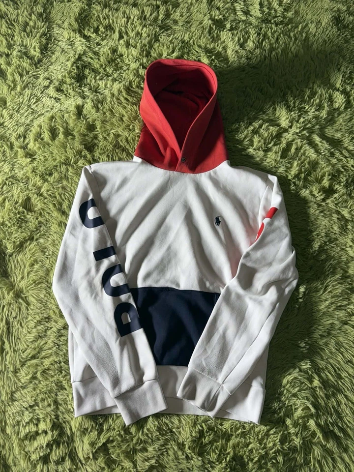 Polo Ralph Lauren USA Color Block Hoodie Size Small!!!! - Image 1 of 4