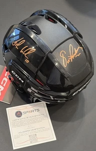 Eric Lindros & Philadelphia Legion Of Doom Triple Signed CCM Tacks Hockey Helmet - Picture 1 of 22