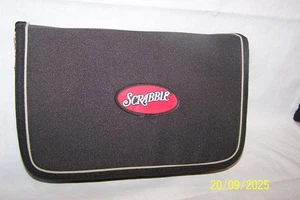 SCRABBLE TRAVEL EDITION ZIPPER CASE MINI SNAP TILES GAME COMPLETE - Picture 1 of 6