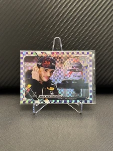 2021 TOPPS CHROME F1- MAX VERSTAPPEN #43 PURPLE CHECKER  /199 - Picture 1 of 2