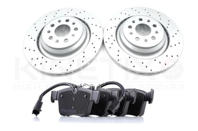 Para Maserati Ghibli Quattroporte 3.0S 3.0 D Discos de Freno Trasero Pastillas - Imagen 1 de 4