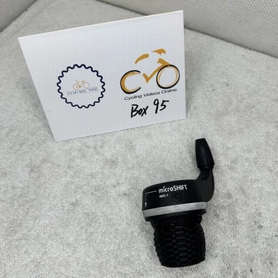 microSHIFT M25-7 Twist Shifter | 7 Speed | Right hand side | Black - Image 1 of 4