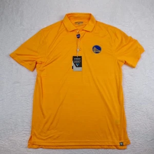 Levelwear Golden State Warriors NBA Finals Polo Herren Gr. M mit Etikett gelb/orange - Bild 1 von 13