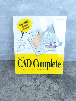 NOS Soft Key CAD Complete for Windows Version 1.5 • 3.5" Floppy Big Box 1994 NEW - Image 1 of 4