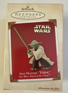 Hallmark Andenken Ornament Star Wars Jedi Meister Yoda Angriff der Klonkrieger 2003 - Bild 1 von 3