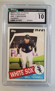 2015 Topps Archives #WF-7 Will Ferrell Will Ferrell CGC 10 - Picture 1 of 2