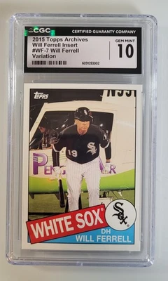 2015 Topps Archives #WF-7 Will Ferrell Will Ferrell CGC 10 - Image 1 of 2