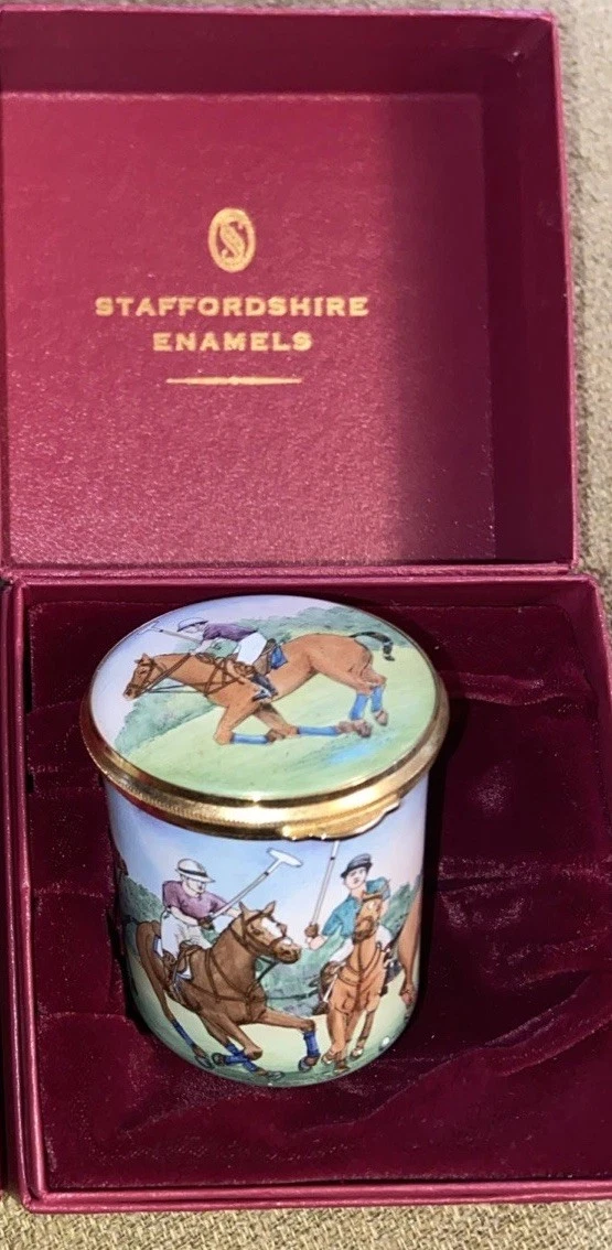 英国STAFFORDSHIRE ENAMELS ピルケース テディベアピルケース 英国