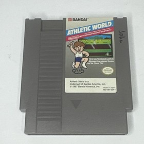 Athletic World (Nintendo NES) - Solo carrello gioco autentico USATO NON TESTATO