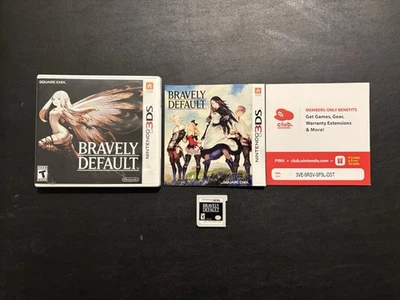 Bravely Default (Nintendo 3DS, 2014) CIB Completo Auténtico Probado y Funciona! Foto 1 de 4