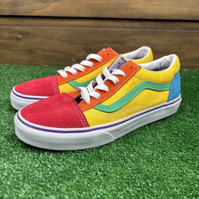 Vans Old Skool Arco Iris Bloque de Color EE. UU. Juniors 5.5 Tenis de Skate Zapatos Informales Foto 1 de 4