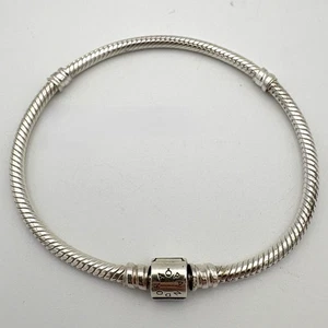 PANDORA Sterling Silber 925 Schlangenarmband Fassverschluss 7" 12,7 g - Bild 1 von 4