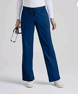 Grey’s Anatomy Six Pocket Tie Front XS Pants Indigo Blue NEW - Picture 1 of 12