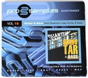 East West Pro Samples 16 Guitar & Bass Sample Library/Sound Library/Sampling CD - Bild 1 von 6