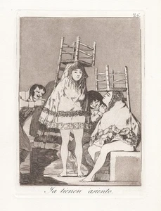 Francisco de Goya plate 26 from Los Caprichos etching Radierung grabado. - Bild 1 von 1