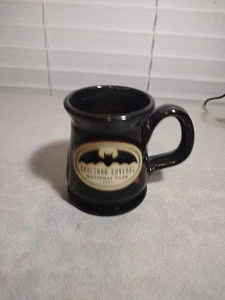 Deneen pottery Carlsbad Caverns Black / Red 12oz Mug With Bat Very Nice, A09 - Picture 1 of 8