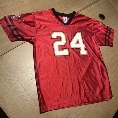 NFL Brand  Tampa Bay Buccaneers Cadillac Williams #24 Jersey Men Size XL  Red - Image 1 of 3