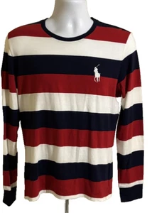 Polo Ralph Lauren Hemd Langarm Streifen Herren Large USA Olympia Team Made USA - Bild 1 von 13