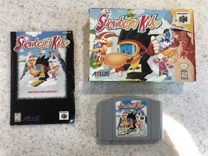 SNOWBOARD KIDS COMPLETE CIB Nintendo N 64 N64 System VIDEO GAME CARTRIDGE NES HQ - Picture 1 of 1