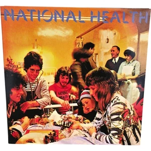 National Health Self-Titled Vinyl Record 1977 Black Gatefold LP Get Back Prog Ro - Picture 1 of 10