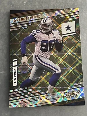 2021 Panini NFL Prestige Xtra Points Diamond #12 DeMarcus Lawrence - Image 1 of 2