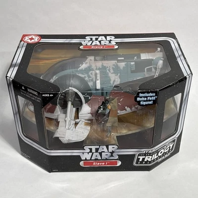 Фигурка Star Wars Original Trilogy Collection OTC Boxed Slave 1 & Boba Fett как новая в заклеенной коробке - Изображение 1 из 4