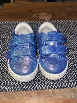 Zapatos azules para bebé niña talla 4 Foto 1 de 4