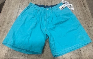 Vintage Ocean Pacific Teal OP Shorts deadstock new with tags XL - Picture 1 of 6