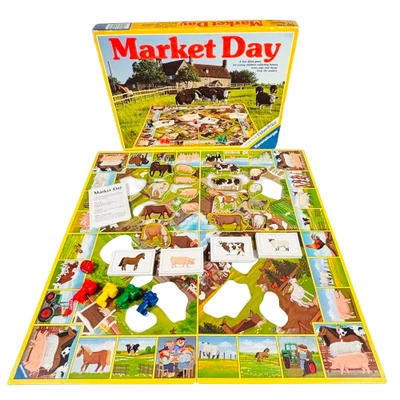 Market Day Board Game By Ravensburger 1984 Vintage Complete - Image 1 of 4