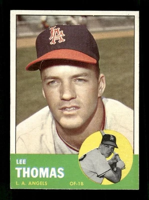 1963 Topps Set Break #441 Lee Thomas EX-EX/MT *BNCARDS* - Image 1 of 2