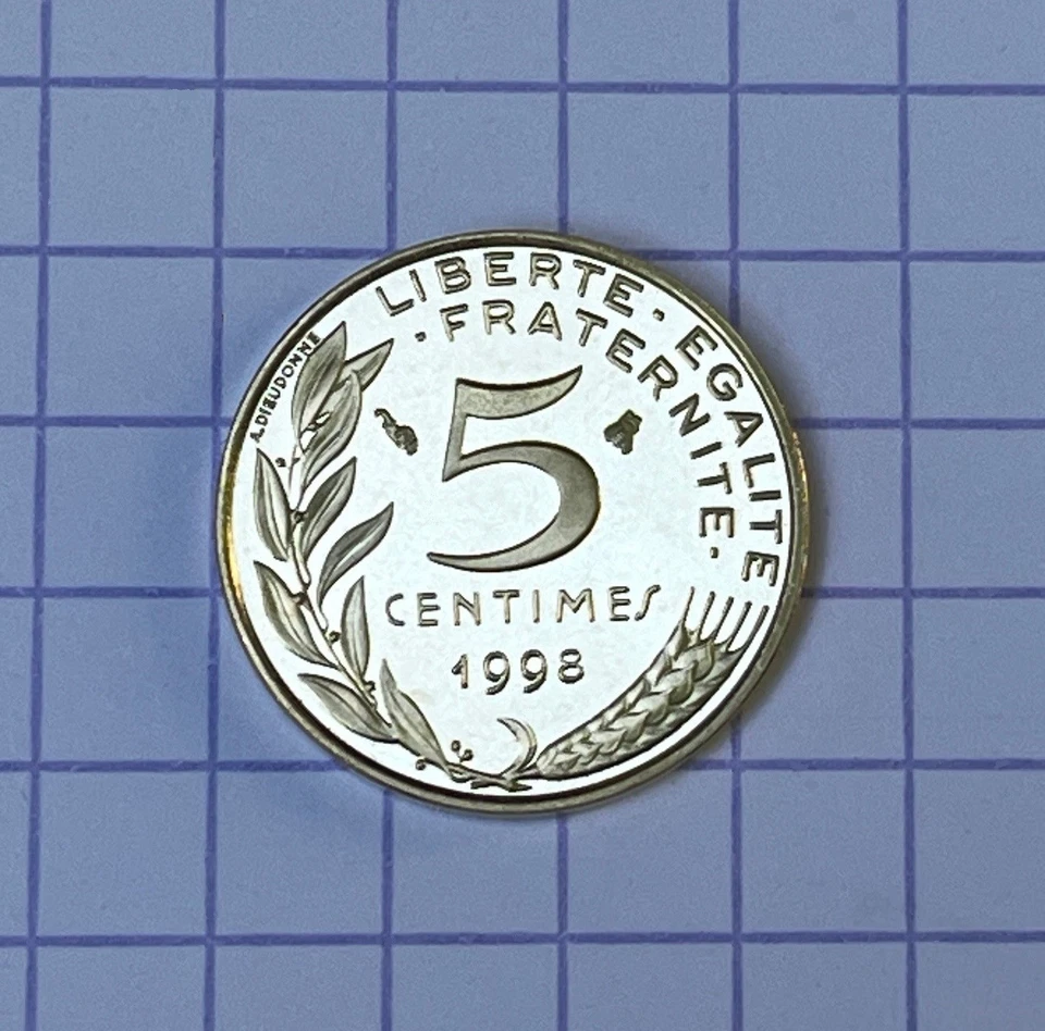 5 centimes 1998 BE @ Belle Epreuve - Photo 1/1