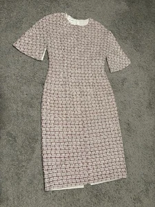 Nuevo Vestido Vaina St. John Pestañas Tweed Talla 6 - Imagen 1 de 23