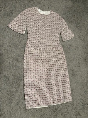 St. John New Eyelash Tweed Sheath Dress Size 6 - Image 1 of 4