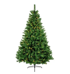 1,8m Monlitt Tanne PVC Weihnachtsbaum vorbeleuchtet 220 warmweiße LEDs Premier - Bild 1 von 4