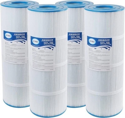 C-7483 Pool Filter Cartridge Replaces C3030, C3025, C3020, C580E 4 Pack - Image 1 of 4