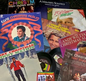 Christmas Holiday Music Blowout! Vinyl LP 45 & CD Collection R&B Soul Pop Albums - Picture 1 of 64