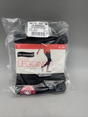 Женские хлопковые леггинсы No Nonsense черные XL совершенно новые - Изображение 1 из 3
