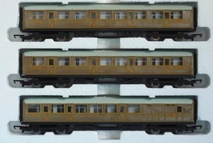 HORNBY TEAK COACHES x3 MALLARD FLYING SCOTSMAN LNER etc BRAKE & COMPOSITES - Picture 1 of 10