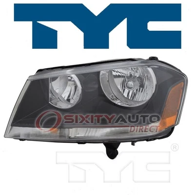 TYC Left Headlight Assembly for 2008-2014 Dodge Avenger Electrical Lighting xc Foto 1 de 4
