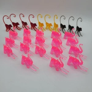 Marcatore appendiabiti cocktail vintage animali zoo anni 60 non rosa elefante scimmie mix - Foto 1 di 14