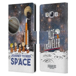 OFFICIAL PEANUTS SECRETS OF APOLLO 10 LEATHER BOOK CASE FOR SAMSUNG PHONES 3 - Picture 1 of 11