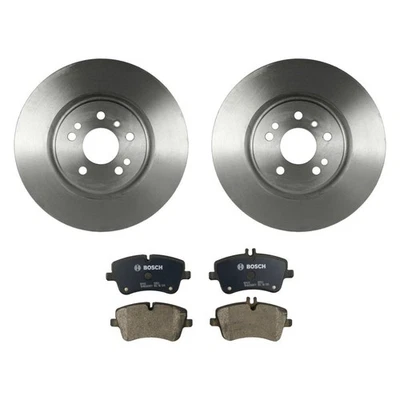 For Mercedes-Benz SLK300 09-11 QuietCast Premium Front Brake Kit w Organic Pads Foto 1 de 4