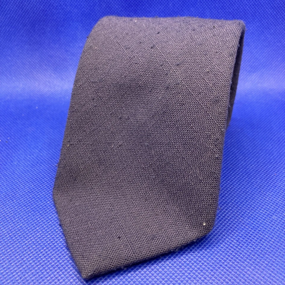 "Tela tejida azul con corbata Etienne Aigner 3""x56""" Foto 1 de 4