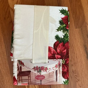 NEW St Nicholas Square Christmas Traditions Tablecloth 60 x 120” Oblong Holiday - Picture 1 of 5