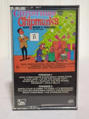 Christmas With The Chipmunks Cassette Tape 1980 Holidays Tested Capitol Records - Image 1 of 4