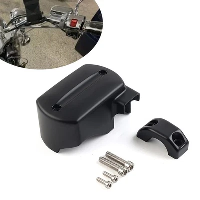 Cubierta de cilindro maestro de freno delantero negro para Yamaha V-Star 650 1100 950 1300 Foto 1 de 4