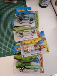 Hot wheels Konvolut X4 Stück superbird Daytona Plymouth Dodge Charger - Bild 1 von 1
