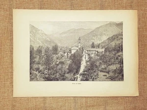 Veduta di Riva di Ledro del 1898 Valle di Ledro Trentino Alto Adige - Picture 1 of 1