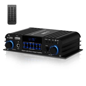 Amplificatore Audio 1200W Bluetooth 5.0 Amplificatore Auto 4.1 Canali - Foto 1 di 12