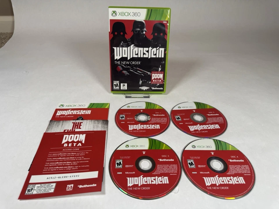 Wolfenstein: The New Order(微软 Xbox 360,2014 年),完整,全新带盒,已测试  — 第 1/4 张图片